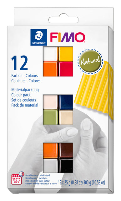 Fimo Staedtler - Klei Fimo weicher Colorpack 12 Naturalcol