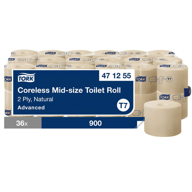 Tork - Toilettenpapier T7 Advanced Mid -Size 472155