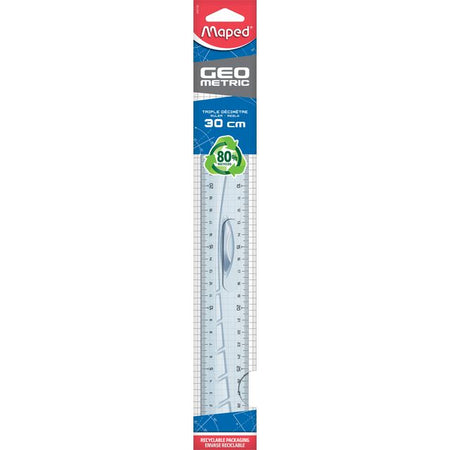 Maped - Geometric ruler with handle 30cm