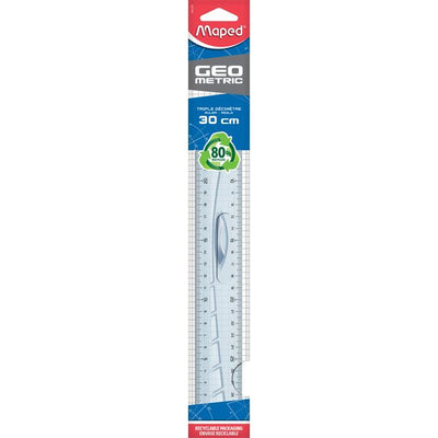 Maped - Righello geometrico con manico 30cm