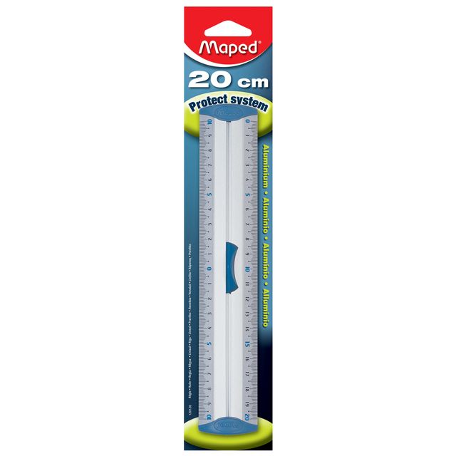 Maped - Righello con manico 20cm in alluminio