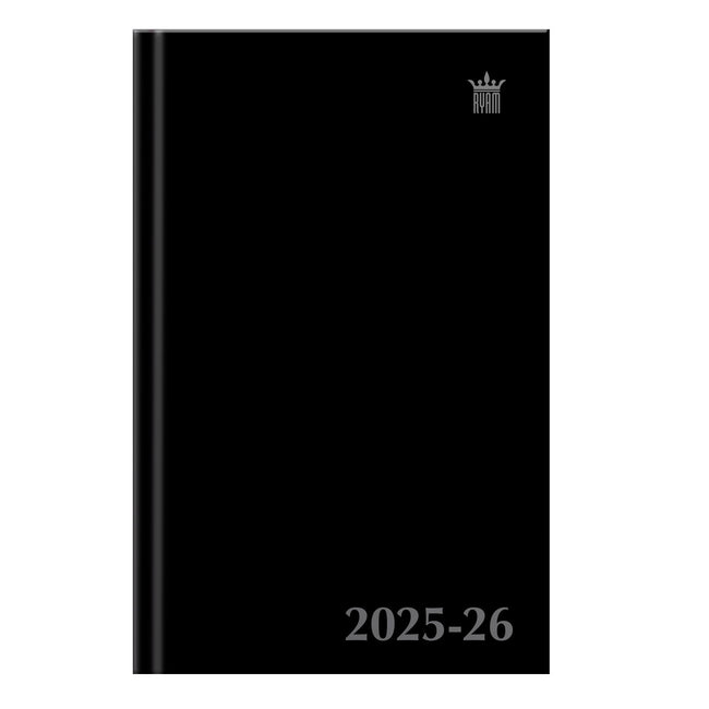 Ryam -  Schoolagenda 2026-2027  studie uni 7d/2p zwart