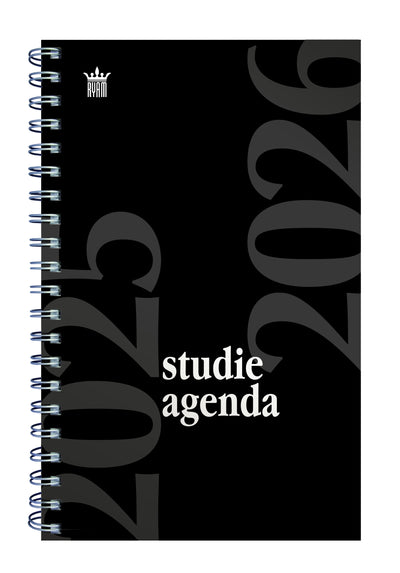 Ryam -  Schoolagenda 2026-2027  studie 7d/2p sp zwart