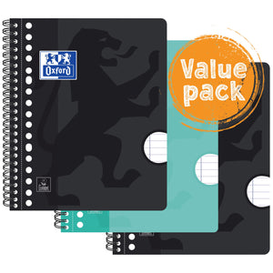Oxford -  Collegeblk oxf a5+ ln 17g 160pag 80gr assorti