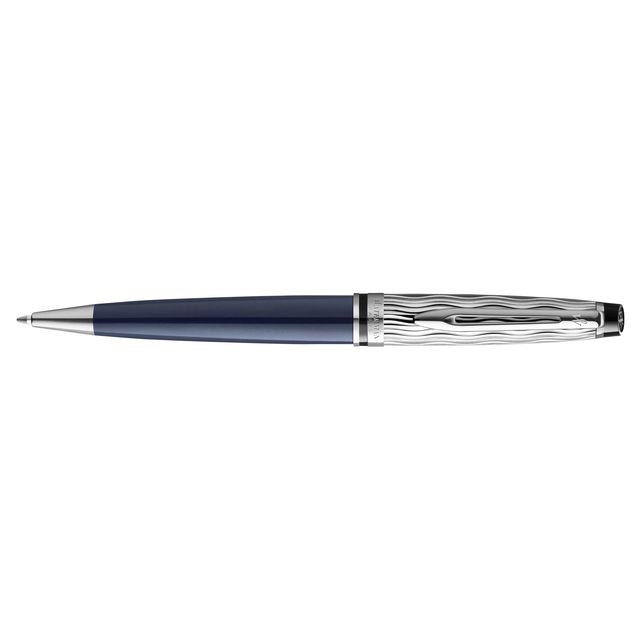 Waterman - Expert Ballpoint Pen L'essence du blue deLuxe CT medium