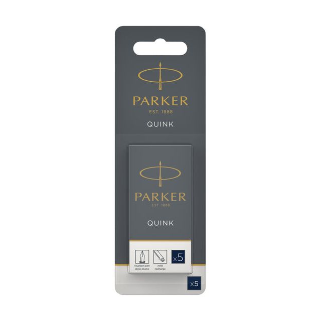 Parker - Inktpatroon Quink blauw-zwart