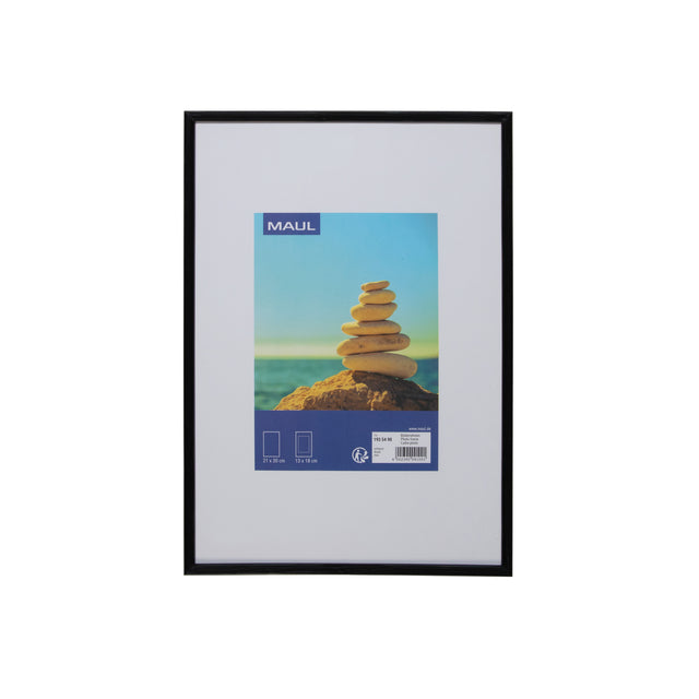 MAUL -  Fotolijst art 21x30cm kunststof frame zwart