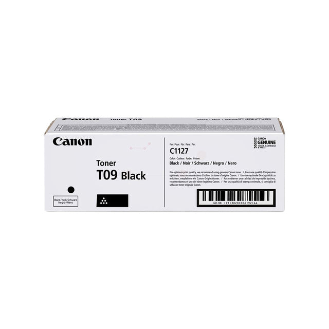 Canon -  Tonercartridge T09 zwart