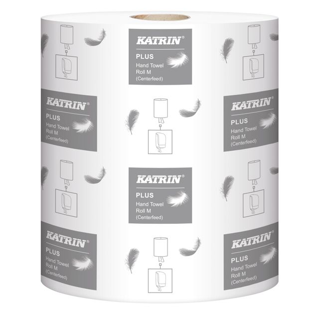 Katrin - Carta per pulizia Plus media 1 strato 870 fogli bianco 64403