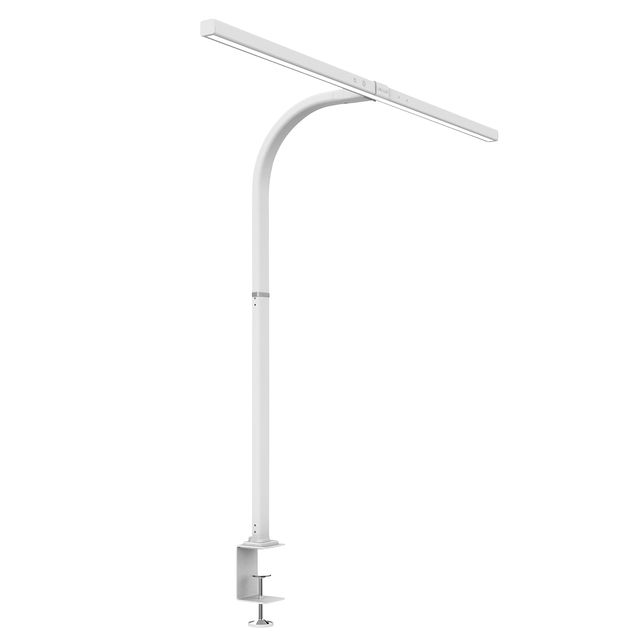 Unilux - Lampe de bureau Strata led pince de table blanc