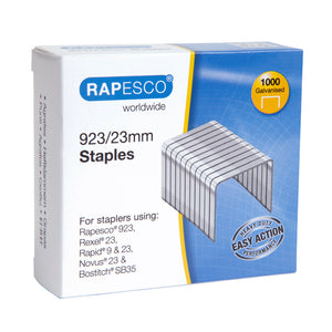 Rapesco -  Nieten heavy duty 923 23mm 1000st zilver