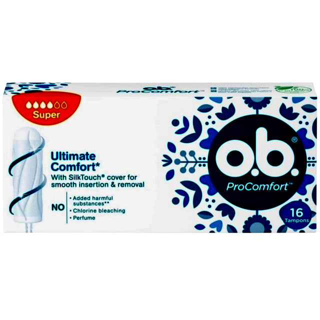 O.B. - Tampons ob Procosfort Super | Box A 16 pièces | 6 morceaux