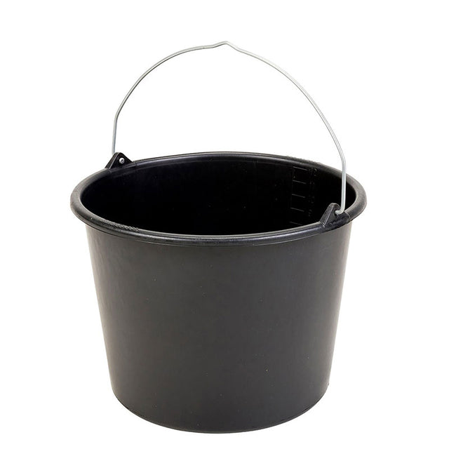 CleanInq - Bouwmmer Black 12 litres | 1 pièce