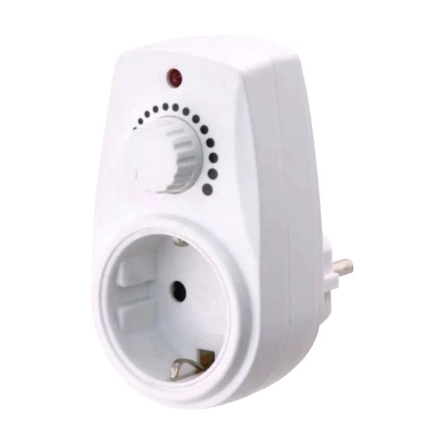 De Warmemat - Plug -in Dimmer DWM White | 1 pièce