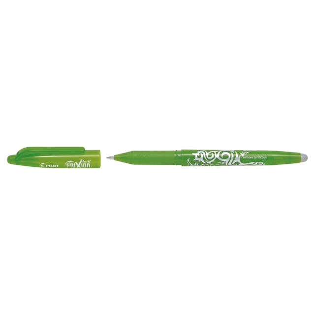 Pilot -  Rollerpen  friXion medium lichtgroen blister à 1 stuk
