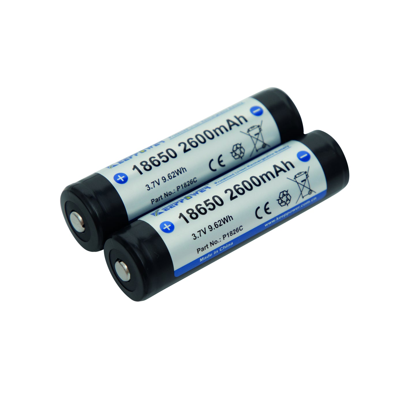 MAUL - Batterie 18650-26H PCB protégée 2600mAh 3.7V