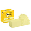 Post-it Z-notes -  Memoblok Z-Note R350 76x127mm geel 12 stuks