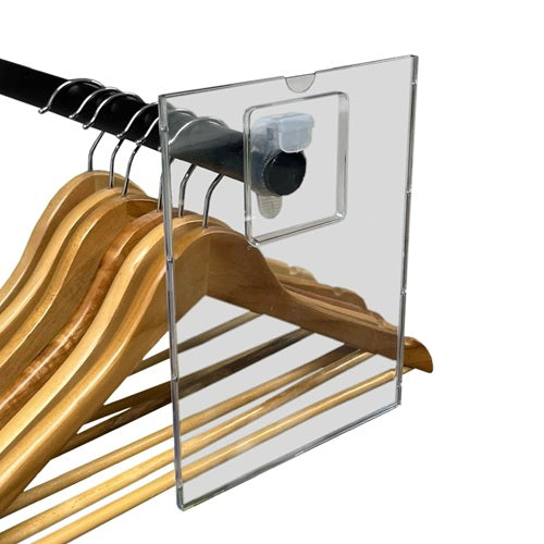 Klika - Tarjetero bolígrafo frontal 105x150mm con varilla