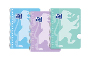 Oxford - Lecture block School A4+ line 23-hole 160 pages 80gr pastel assorted 3 pieces