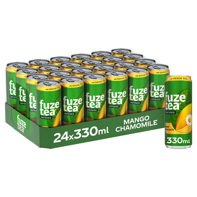 Fuze Tea - Soft drink fuze tea green mango chamom can 330ml | 3840 pieces