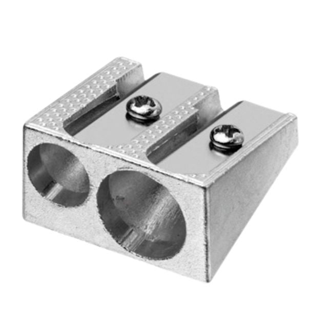Westcott -  Puntenslijper aluminium dubbel kegelvorm