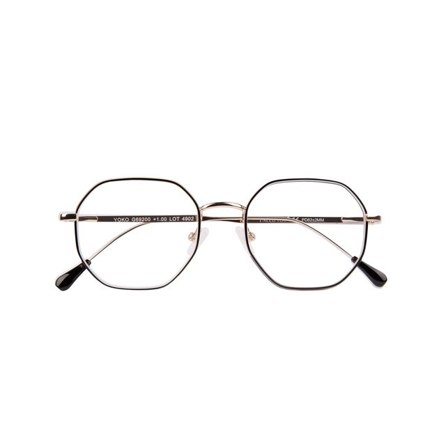 Quantore - Lunettes de lecture +2.50 dpt Yoko noir-or