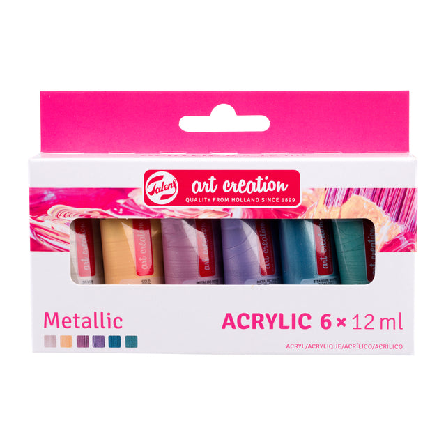 Talens Art Creation -  Acrylverf art creation 12 ml 6st mtl ass