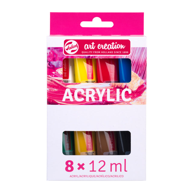 Talens Art Creation - Pintura acrílica Art Creation 12ml set de 8 colores