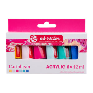 Talens Art Creation -  Acrylverf art creation 12ml 6st caribbe ass