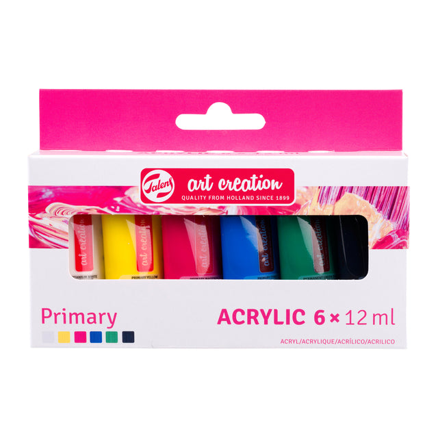 Talens Art Creation -  Acrylverf art creation 12ml 6st primary ass