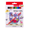 Bruynzeel -  Viltstift  kids assorti 12 stuks