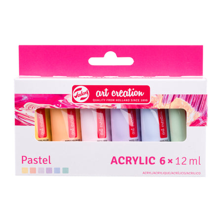 Talens Art Creation – Acrylfarbe Art Creation, 12 ml, Set mit 6 Farben