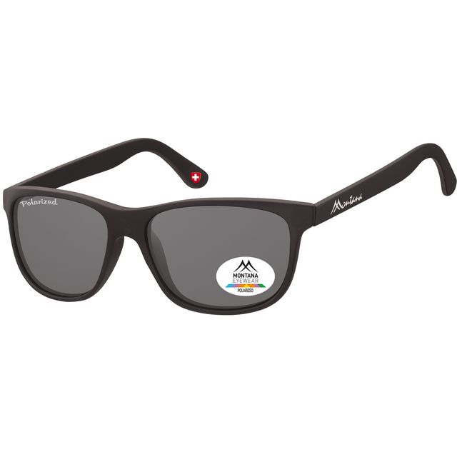 Montana - Lunettes de soleil avec verre polarisé fumé noir mat