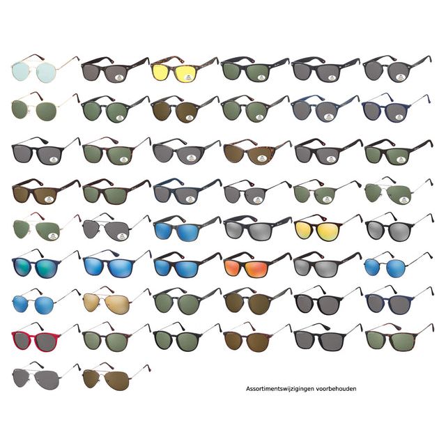 Montana - Lunettes de soleil Package Montana à 100 Assorti | Box un 100 pièces