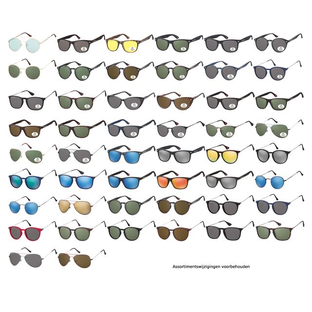 Montana - Paquete de 100 gafas de sol surtidas