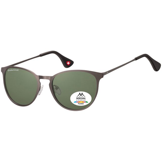 Montana - Sonnenbrille Montana Green G15 Polar Round Glass Staalk