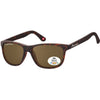 Montana - Gafas de sol con cristal polarizado marrón tortuga mate
