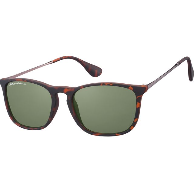 Montana -  Zonnebril  met groen g15 glas turtle