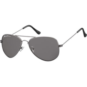Montana -  Zonnebril  met smoke glas staalkleurig