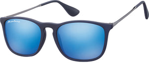 Montana -  Zonnebril  met revo blauw glas mtl blauw