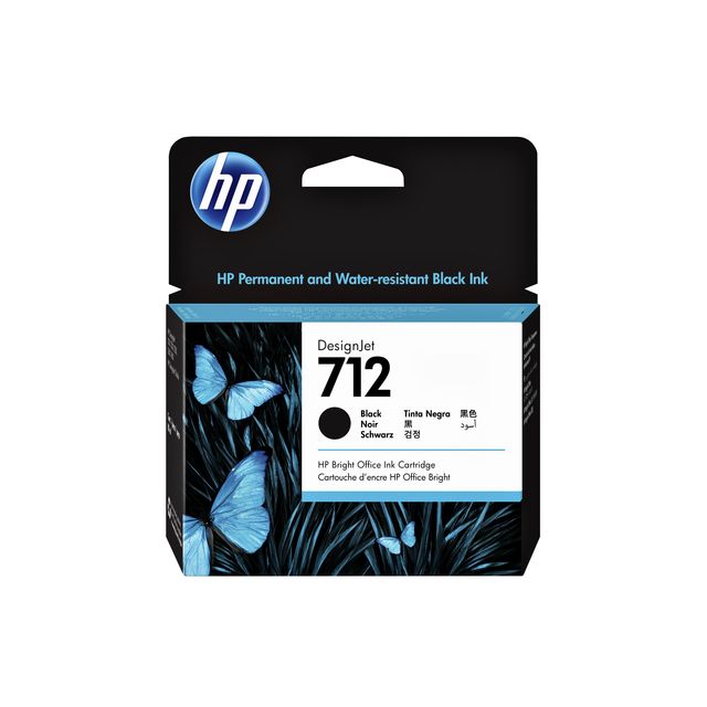 HP -  712 80 ml inktcartridge voor DesignJet, zwart