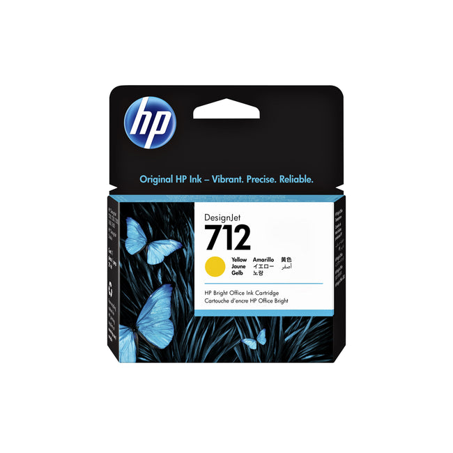 HP INC. -  712 29 ml inktcartridge voor DesignJet, geel