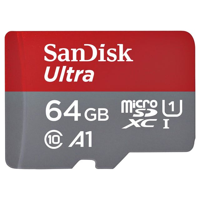 SANDISK - Mémoire Microsdxc Ultra 64 Go | 1 pièce