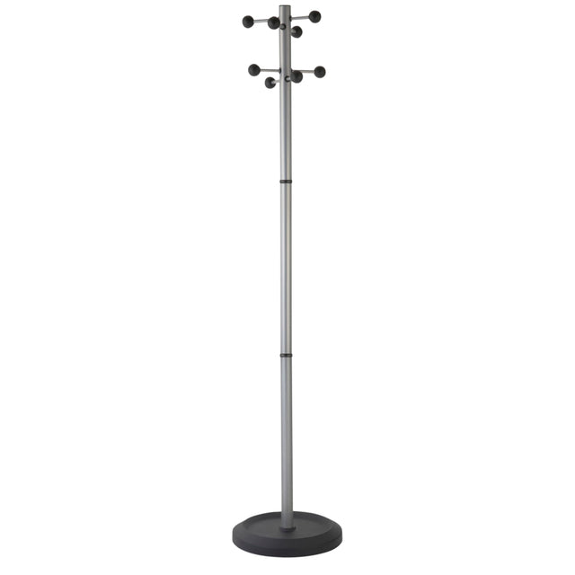 BRASQ - Monaco coat rack standing silver/black
