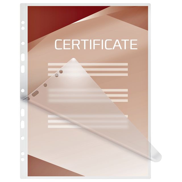 GBC -  Lamineerhoes A4 2x75micron geperforeerd 100 stuks