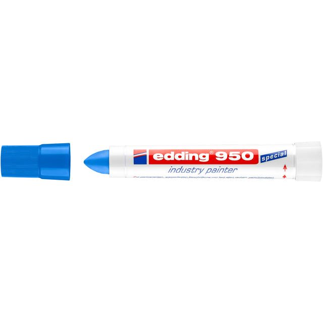 Edding - Viltstift edding 950 pasta rond 10mm blauw