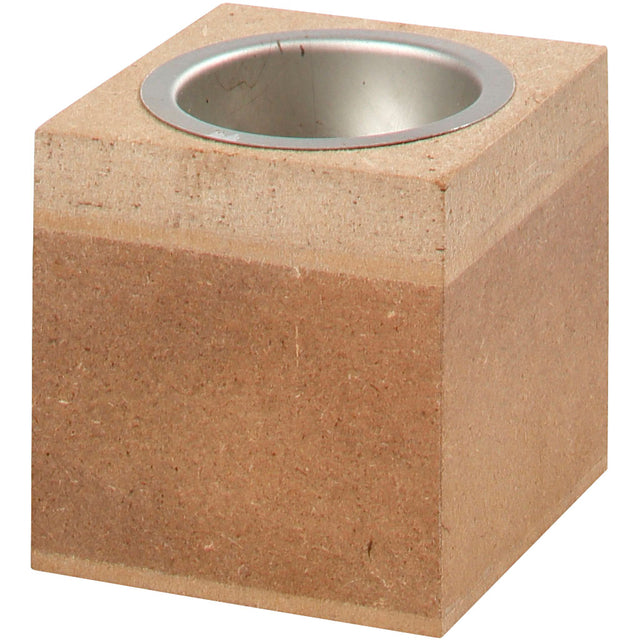 Creotime - Photophore Creativ Company 6x6x6cm MDF | 20 pièces