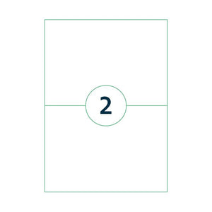 Qbasic - Label A4 1,000 sheets 210x148mm 2000 labels