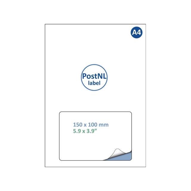 Izzy - Label Postnl Izzy A4 1 000 150x100mm | Box une feuille de 1000