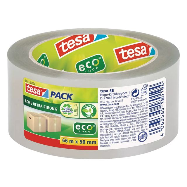 Tesa - Verpakkingse 58297 eco transp 50mmx60m | 6 stuks